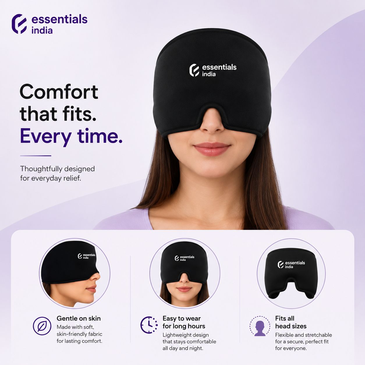 Essentials India MigraCool™ Relief Cap